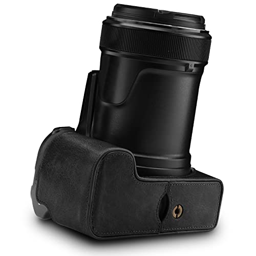 Funda de cuero para cámara Nikon COOLPIX P1000 MegaGear miniatura 6