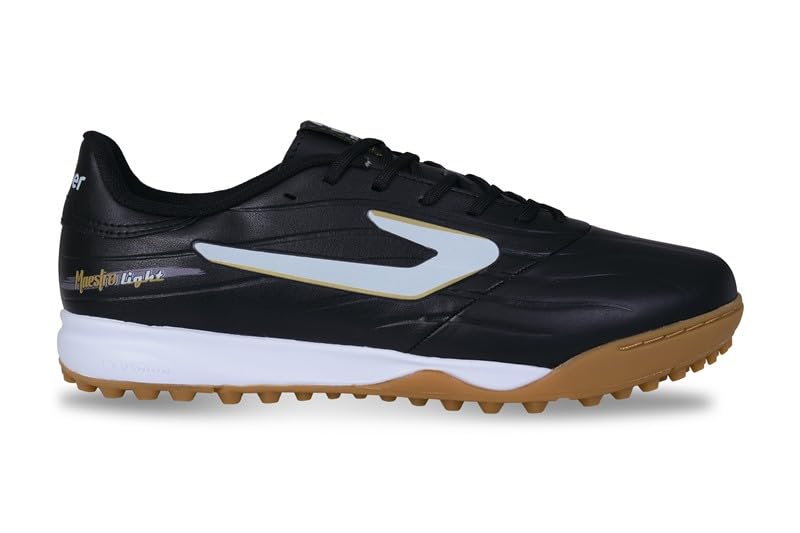 Chuteira Topper Maestro Light Society Preto/Branco/Ouro,41