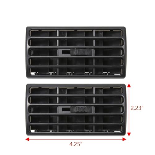 Panel de salida de aire central compatible con Chevrolet Express 1500 accesorio salpicadero 4