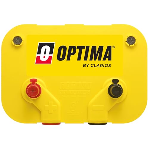 OPTIMA Batteries High Performance D34/78 YellowTop Dual Purpose Sealed AGM Car, Truck and SUV Battery, 750 CCA, Dual Terminal, Maintenance Free, Versitile Mounting
