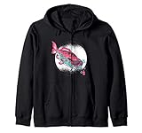 Cool carp fish with sunglasses - Fishing Hobby Graphic Zip Hoodie