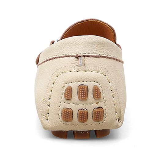 Minishion Comfortable Dress Loafers for Men with Buckle Summer Casual Shoes YY0053