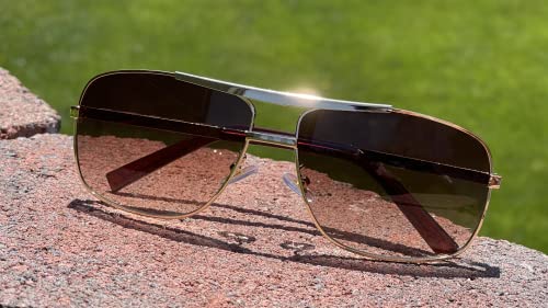 Sunglasses Men's Premium Classic Polarized Square Aviator Durable Metal Frame 100% UV Protection2