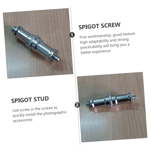 Image of 4Pcs Threaded Screw Adapter 1 /4 to 3 /8 Stainless Steel for Camera