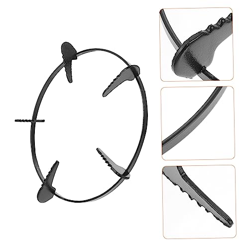 Luxshiny 4 Pcs Suporte Do Queimador Anel Wok Para Fogão De Vidro Difusor De Calor Para Fogão a Gás W