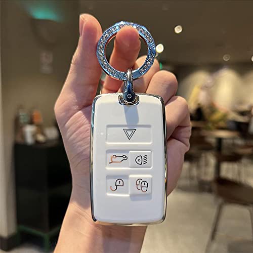 Riloer Capa para chave protetora All-Way para controle remoto de carro compatível com Range Rover co