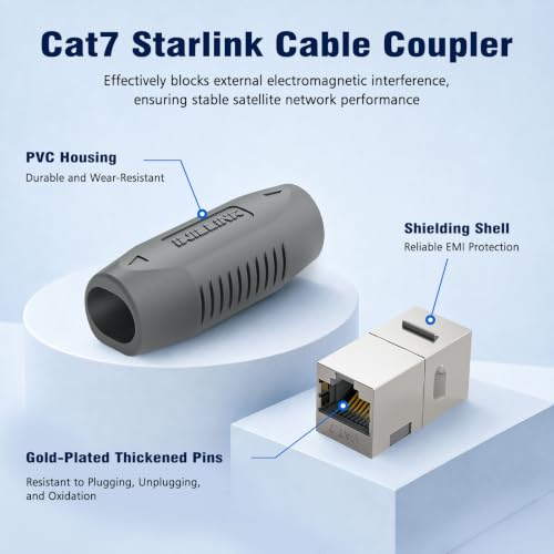 Starlink Cable Coupler, 10G Support - Standard 4/ 4X/ Gen 3/ V4/ V5/ Mini by iwillink - Used condition - Image 2