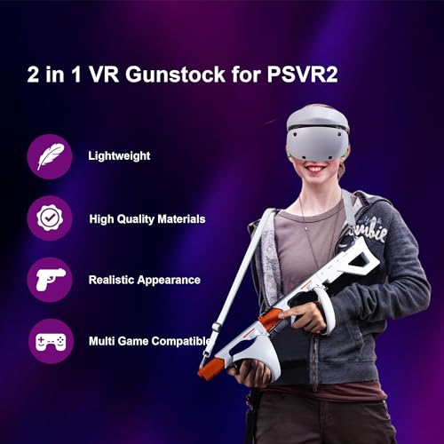 LICHIFIT Soporte magnético para controlador de pistola de VR para mango PSVR2, soporte de pistola de liberación rápida para PlayStation VR2, accesorios de juego de disparo - imagen 6