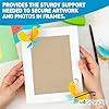 MagicWater Chipboard Sheet for DIY Projects - 5x7 Inch - 100 Pack - 22 pt - Heavy Duty Kraft (0.022 Inch Thick) Paperboard, For Scrapbooking, Books, Picture Frame Backing, Arts Project & Crafts #5