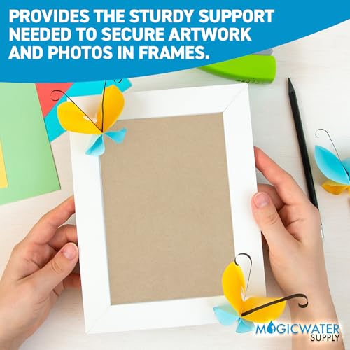 MagicWater Chipboard Sheet for DIY Projects - 11x17 Inch - 100 Pack - 30 pt - Heavy Duty Kraft (0.030 Inch Thick) Paperboard, for Scrapbooking, Books, Picture Frame Backing, Arts Project & Crafts by MagicWater Supply - Image 6