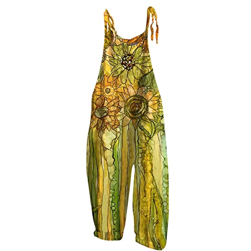 QHDDP Outdoorhosen Damen Schwarze Baggy Jeans Aladinhose Rosner Hosen...