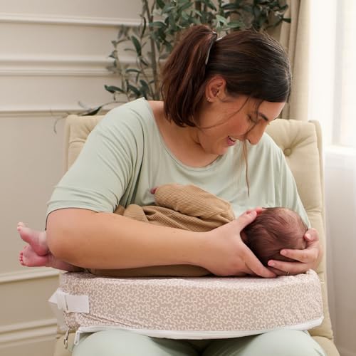 Image of My Brest Friend Basic Nursing Pillow Cover - Slipcovers for Baby - Adjustable Fit, Easy Care, Durable - Basic Nursing Pillow Not Included, Basic Flowery Plain