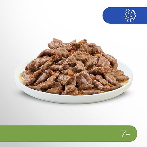 PERFECT FIT™ Katze Portionsbeutel Senior mit Truthahn und Karotten 12 x 85g