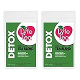 Lyfe Tea Detox Herbal Tea - Natural Cleanse for Digestion Support, Boosts Energy & Metabolism, Helps Reduce Bloating, Promotes Healthier Skin, Removes Toxins for a Refreshing Detox Experience (Pack 2)