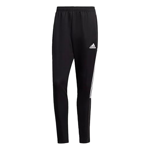 adidas mens Tiro 21 Track Pants Black/White Medium