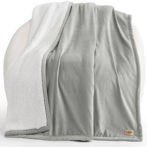 UGG Bliss Throw Blanket Plush Soft Fleece Fluffy...