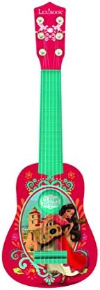 Lexibook Peppa Pig Georges My First Guitare, 6 Nylon Strings, 53 cm, Guide Included, Blue/Yellow, K200PP, 21-Inch