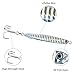 Navicatch Saltwater Fishing Lures Fishing Jigs Fishing Spoons for Striped bass, Pompano, Spanish Mackerel，Bluefish,Metal Jigging, Diamond Jigs Silver 3pcs. 1 2/5oz+1 4/5oz+ 2oz Premium to Choose