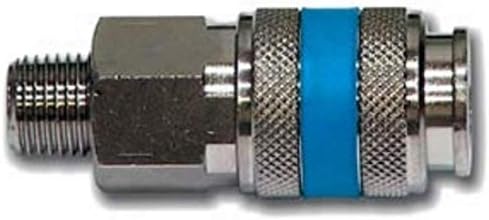 Kit Attacchi Rapidi Aria Compressa 1/4" BSP - 10 Pezzi, Femmina E Maschio | Per Compressori, Pistole E Utensili Pneumatici - Foto 5