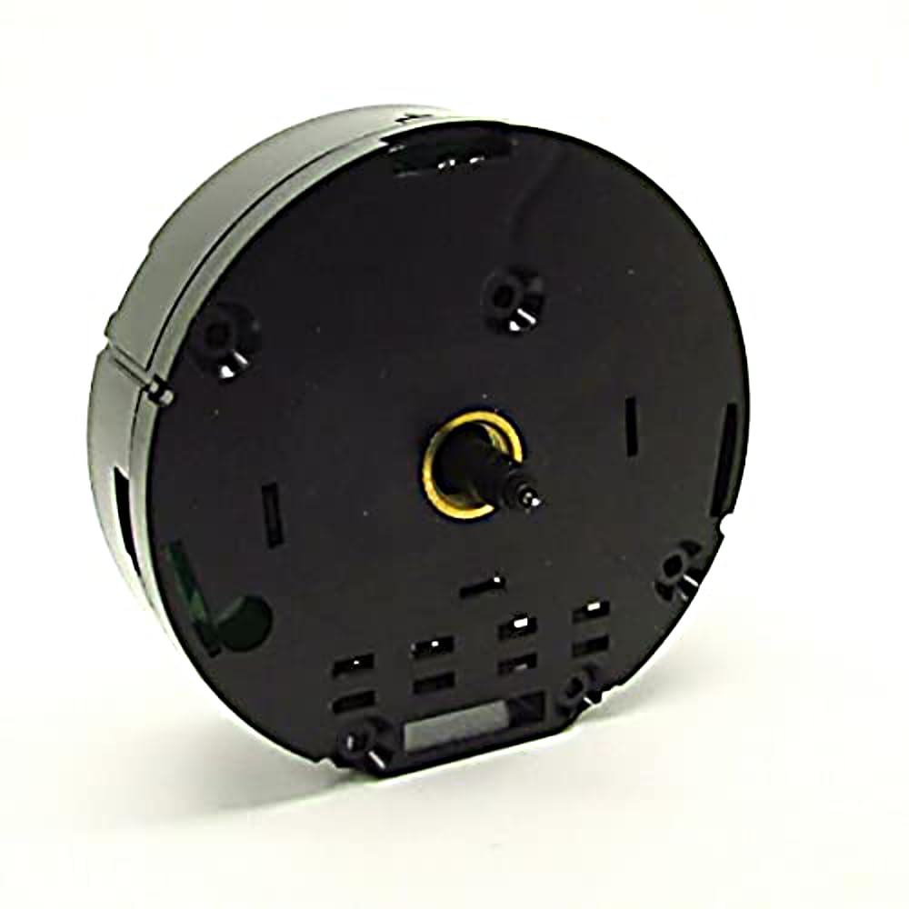 Replacement German Round Quartz Carriage Clock Movement Mechanism 9.8mm Shaft