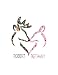 Deer Couple Lt.pink Camo and Camo / Add Your Personalized Text/ IF YOU DO NOT SEND YOUR PERSONALIZED TEXT AT TIME OF ORDER WE SHIP WITHOUT NAMES