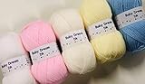 5 x 100g Baby Dream DK, Double Knitting Baby Yarn/Wool (5 x 100g Mixed Pack)