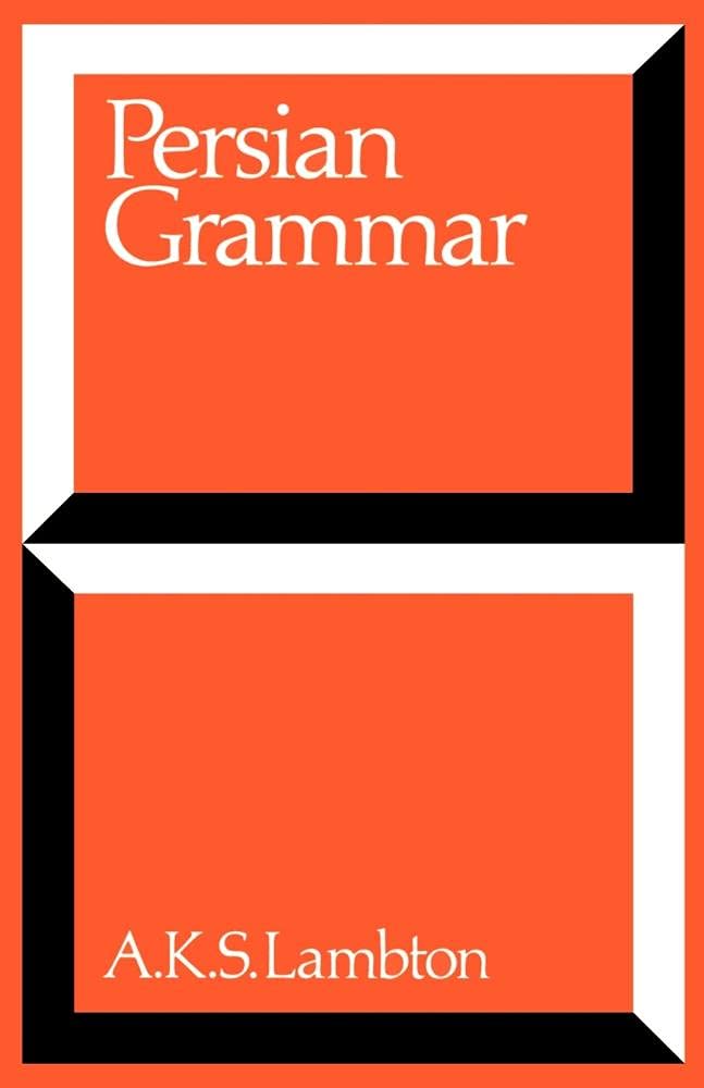 Persian Grammar Including Key Lambton Paperback Cambridge University Press