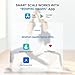 RENPHO Smart Scale for Body Weight, 8-Electrode Body Composition Scale with BMI, Body Fat, Muscle Mass, Rechargeable Body Fat Scale with Full-Color TFT LCD on Handle, MorphoScan Nova, Black