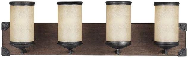 Best Deal Product Sea Gull Lighting 4413304-846 Four 4413304-846-Four Light Wall/Bath Sconce, Stardust/Cerused Oak 🛒 Flash Sale Sea Gull Lighting 4413304-846 Four 4413304-846-Four Light Wall/Bath Sconce, Stardust/Cerused Oak