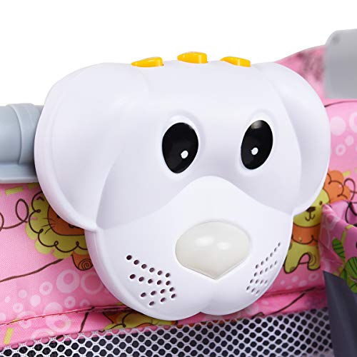 Costzon 3 In 1 Pack And Play, Portable Baby Playard With Bassinet, Changing Table, Music Box, Wheels & Brake, Basket, Carry Bag, Co-Sleeper Bassinet Compact Travel Crib For Indoor Outdoor Use #TOP4