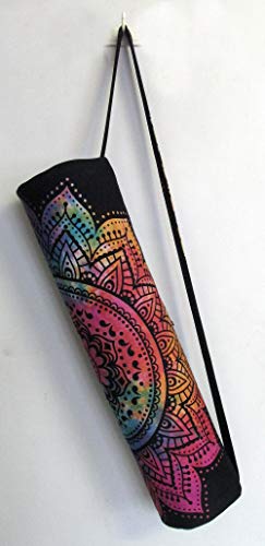 Indian Craft Yoga Mat Carrier Bag w/Shoulder Strap