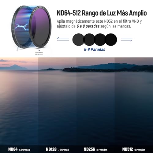 Filtro ND Variable 67mm para Fotografiar Cascadas de Efecto Seda 3