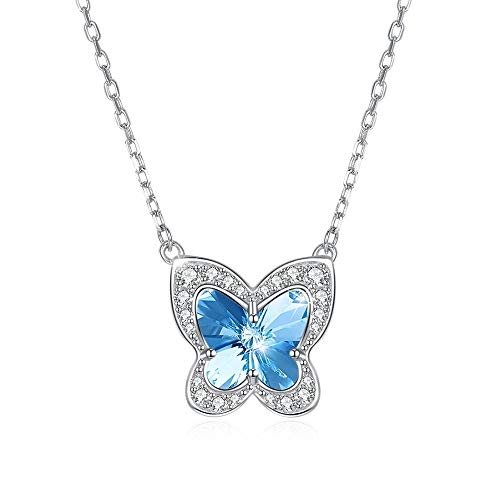 Collier papillon en argent S925 pour sublimer vos tenues d'été et soirées