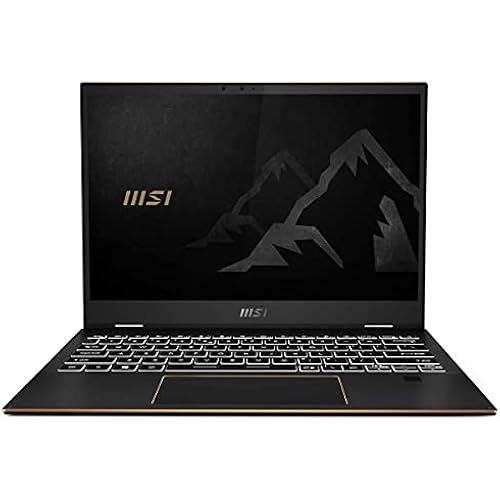 MSI Summit E13 Flip Evo Professional Laptop: 13" IPS-Level Touch Screen, Intel core i7-1185G7, Iris Xe, 16GB RAM, 512GB NVMe SSD, Win10 Home, Ink Black (A11MT-023)