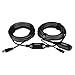 Leadzoe 33 feet Active USB 3.0 Extension Cable Built-in Double Integrated Amplification Chipsets with 5V/2A Power Adapter