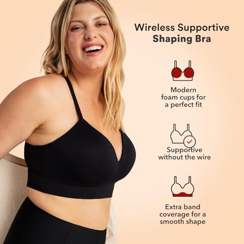 Truekind Bras for Women No Underwire, Seamless Bra, Plus Size Adjustable Bralette, Wireless Bras for Women4