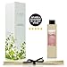 LOVSPA Vanilla & Patchouli Reed Diffuser Refill Oil with Replacement Reed Sticks - Great Scent for Kitchen or Bathroom, 4 oz - Made in The USA