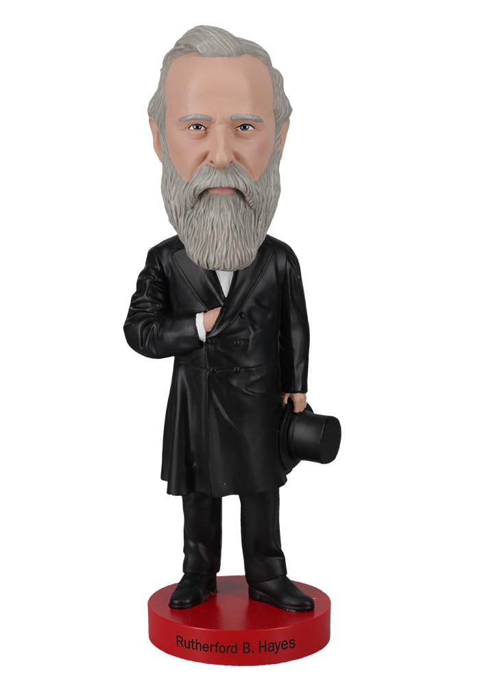 Royal Bobbles Multicolor Rutherford B. Hayes 19Th President Of The United States Collectible Bobblehead Statue