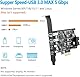 YEELIYA USB PCIe Karte 6 Port (2 Type A, 2 USB C, Type E (A Key), 19Pin 3.0 Header) PCI Express Adapter Hub Erweiterungskarte 5Gpbs für Desktop PC Windows XP/7/8/10