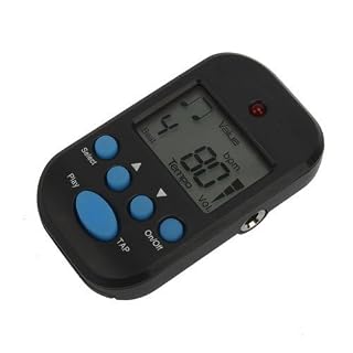 FACILLA® Meideal M50 Métronome Electronique à Pince Noir Instrument - Les Beatles, Paul McCartney, John Lennon, RIngo Starr, George Harrison