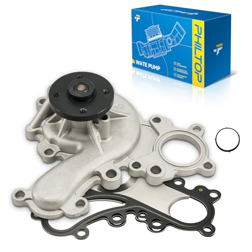 PHILTOP AW6197 Water Pump Kit with Gasket Automotive compatible for Chrysler 2011-2020 for Dodge 300 Challenger Charger Durango for Jeep Grand Cherokee HEMI 5.7L 6.4L,OE Replacement