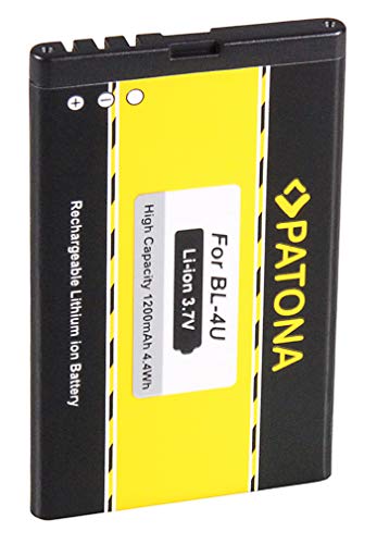 PATONA Batteria BL-4U Compatibile con Nokia 5530