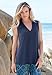 Roaman's Women's Plus Size Ultrasmooth Fabric V Neck Tank - 26/28, Black