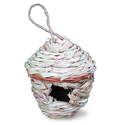 Handwoven Straw Bird Nest House Hatching Breeding Grass Cave E Grass House SHome & Garden|Yard, Garden & Outdoor Living|Bird & Wildlife Accessories|Birdhouses-image-31