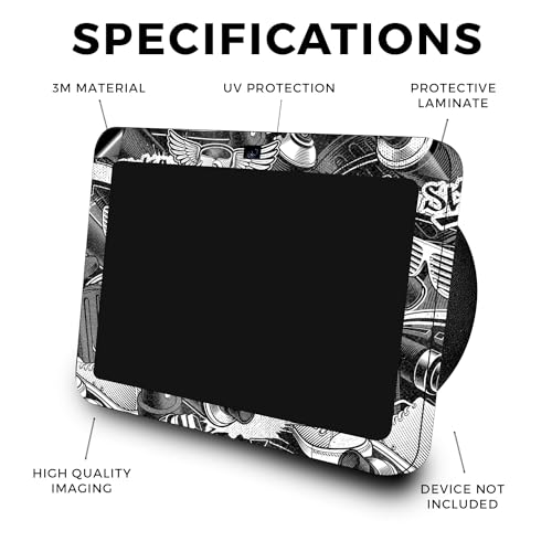 Image of Glossy Glitter Skin Compatible with Amazon Echo Show 8 (3rd Gen, 2023) - Mono Hip Hop - Premium 3M Vinyl Protective Wrap Decal Cover - Easy to Apply | Crafted in The USA by MightySkins