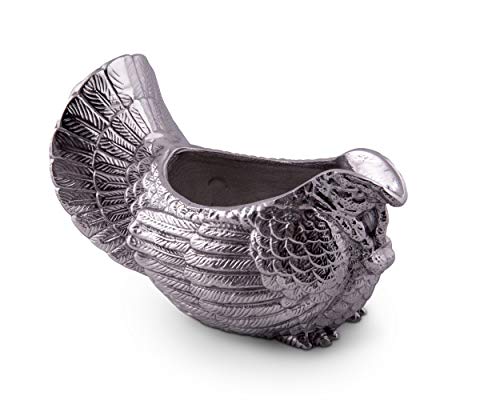 Arthur Court Designs Aluminum Turkey Gravy Sauce Boat / Condiment Bowl 9.5 Inch Long #TOP1