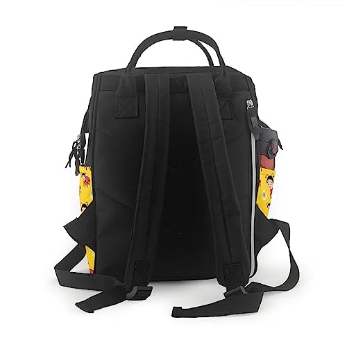 Sac à dos ordinateur motif coccinelles et fleurs multicolore taille unique - 3