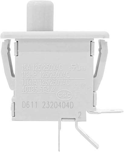 Miniatura 4 de Interruptor de puerta de secadora WE4M415 Reemplazo para piezas de secadora GE Hotpoint, reemplaza AP4366862 EA2344321 PS2344321 1472475 WE4M126