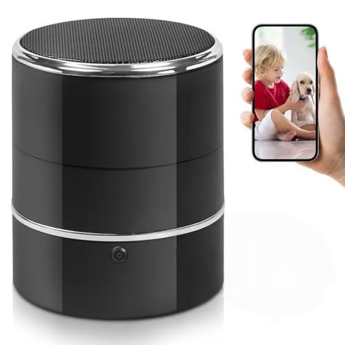 SOPKVL Bluetooth Speaker Dome Camera, 240° Ultra-Wide Angle...