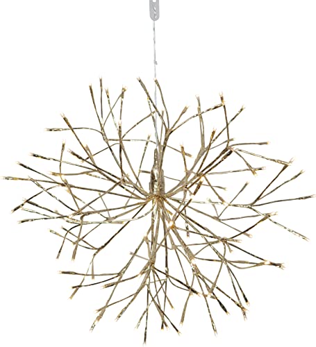 EGLO LED Weihnachtsdeko außen, Hängedekoration Weihnachten in Gold,...